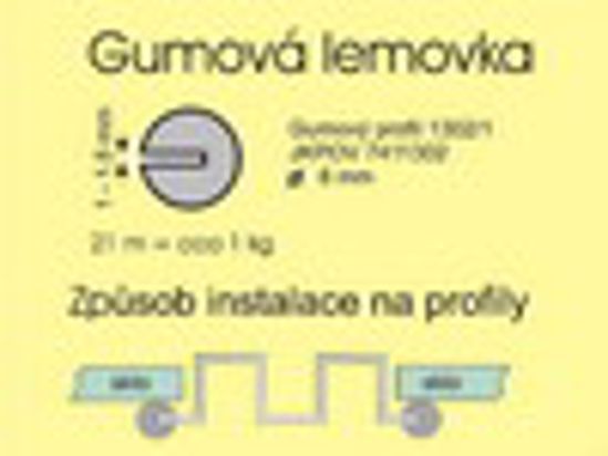 Picture of Gumová lemovka ke skleníkům HOBBY