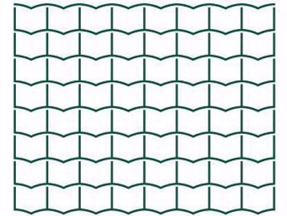 Obrázek Pletivo V-plast 100 cm, zelené